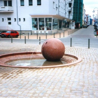 Kugelbrunnen-Granit-Naturstein-Rostock